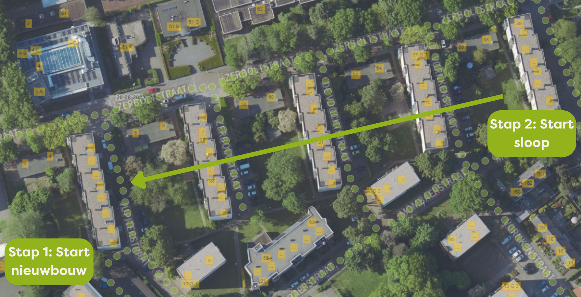 Sloop en nieuwbouwplan van project Diezerpoort
