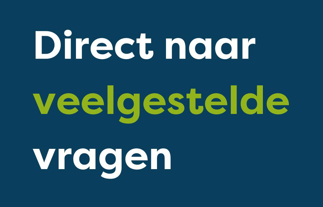 Button naar veelgestelde vragen