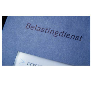 foto van envelop van de belastingdienst